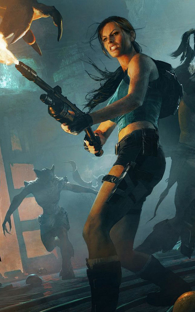 古墓丽影劳拉3安卓高清平板壁纸推荐