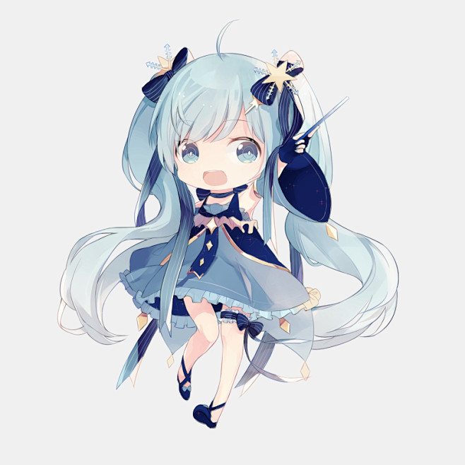 采于2018-08-30 14:43:31雪初音q版(平涂)良良良良凉凉凉了同采自www