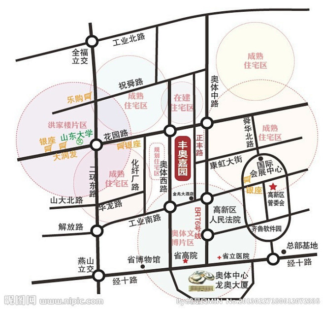 济南高新区行政区划图图片