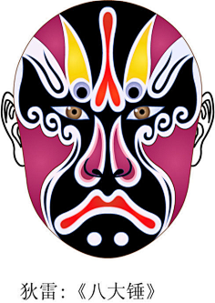 脸谱-花瓣网|陪你做生活的设计师 | 京剧矢量脸谱—钟离春