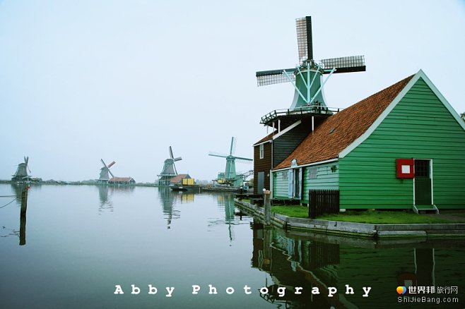 【荷兰.阿姆斯特丹】人均身高全球最高的风车