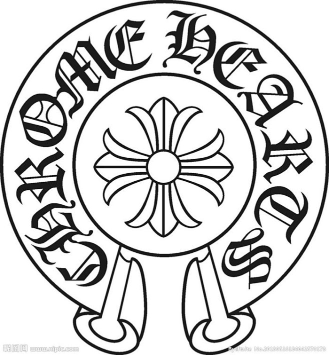 克罗心标志的文字是哥特式语言克罗心标志字体统一均为哥特式字体