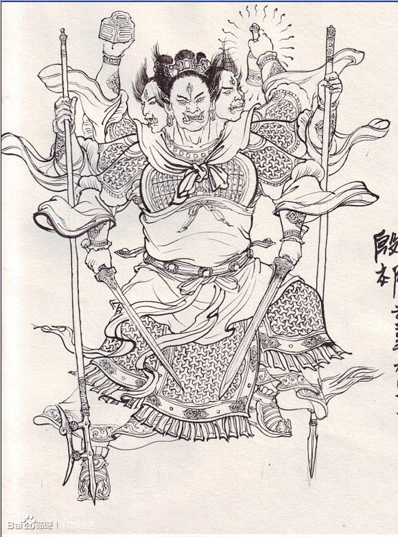 封神演义人物白描封神榜吧百度贴吧