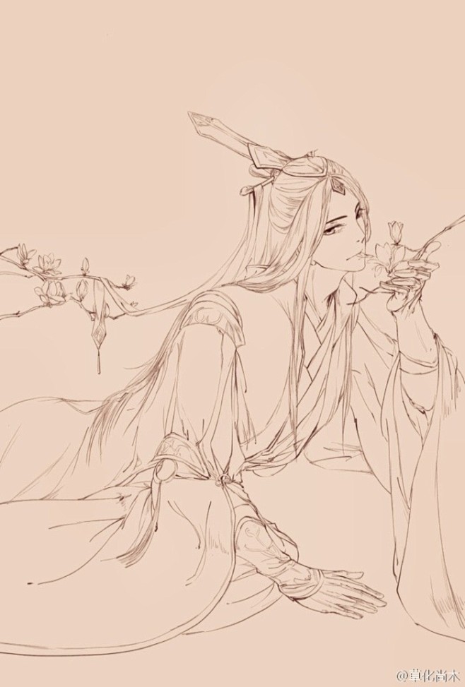 懿子采集到线稿