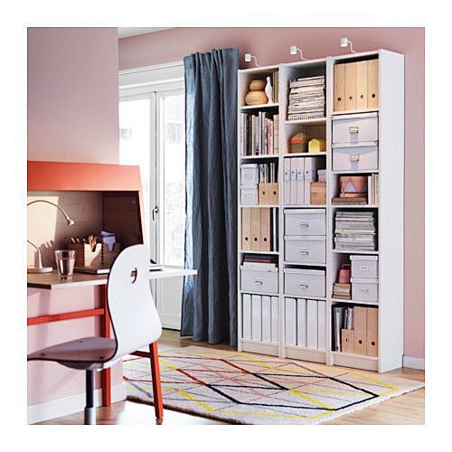 BILLY Bookcase IKEA Narrow shelves help you use small wall spaces effectively by accommodating small items in a minimum of space.