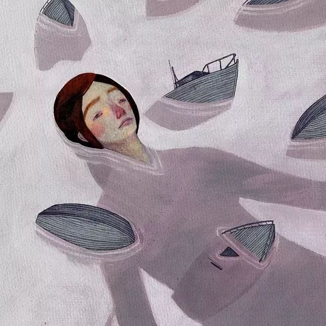 抑郁症一样的作品来自英国的插画师owengent绘制了一些抑郁抑郁图片