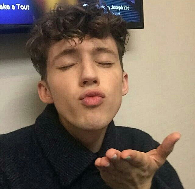 troye sivan# #欧美头像# #男生头像# 我戳爷第一张图表情包叫真纤屯