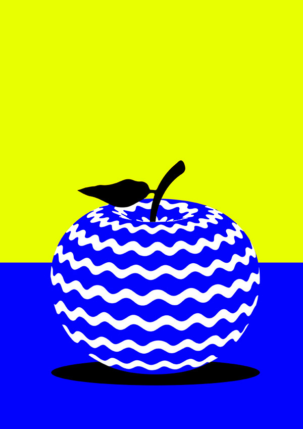 forbiddenfruitminimalcolourfruitstudyinillustrator
