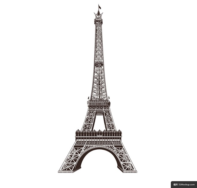世界著名建筑埃菲尔铁塔