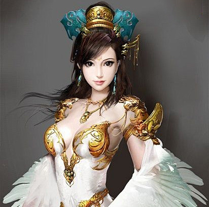 游戏美女