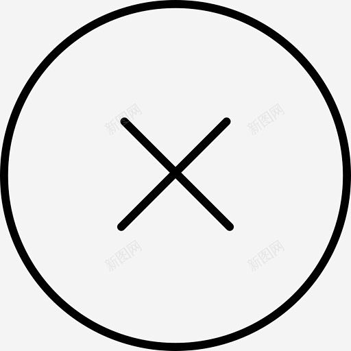 海报叉号平面电商创意素材