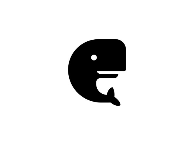 icon mark symbol logo animal icon whales whale大象 鲸鱼logo格自