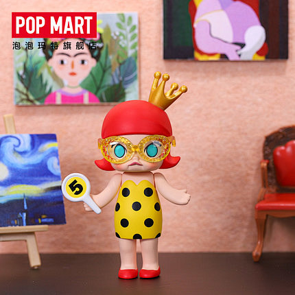 popmart泡泡玛特molly艺术大亨系列盲盒公仔娃娃不支持退货退款