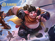 白_夜采集到王者荣耀人设壁纸