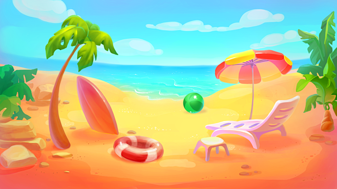 beachsketchesforthekidsgameenvironment