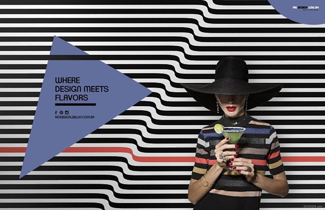 fashion里约热内卢服装经验几何背景海报设计巴西studionuts11p9jpg