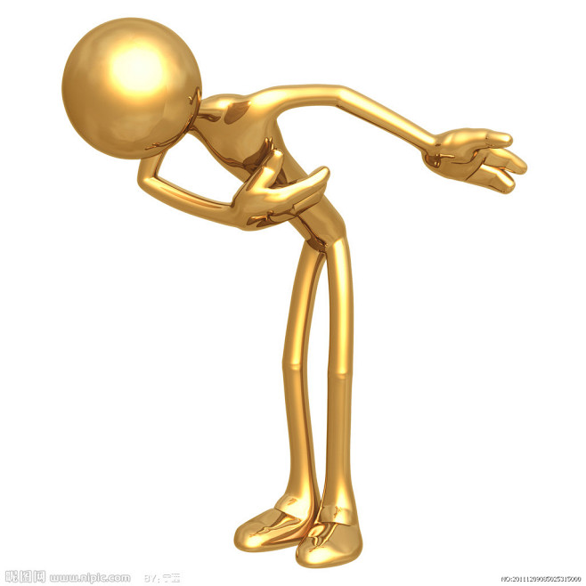 鞠躬请进礼仪3d小人设计图