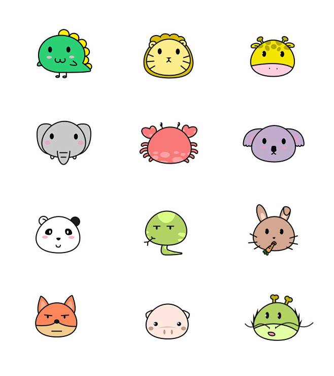 10:08:01动物头像简笔动物素材plutorsy该采集也在以下画板加载更多