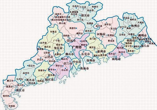 广东地图