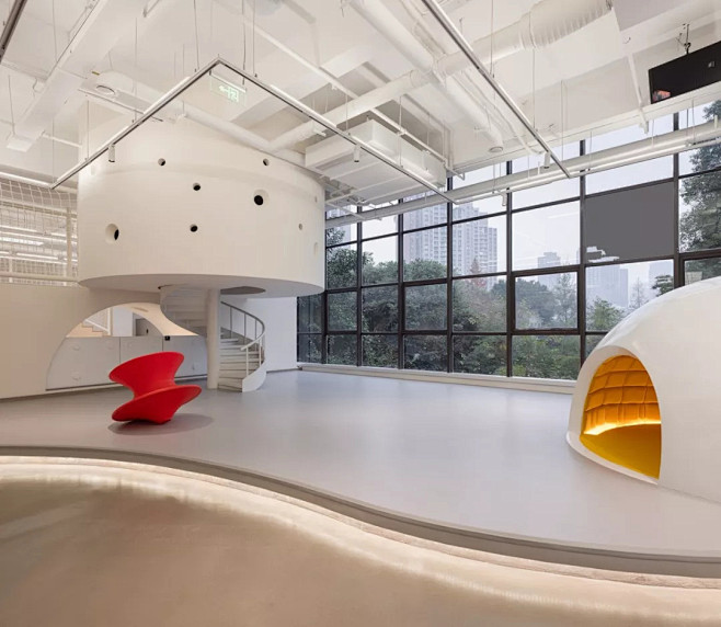 游乐小镇般的儿童空间,孩子来了就不想回家 : 孩