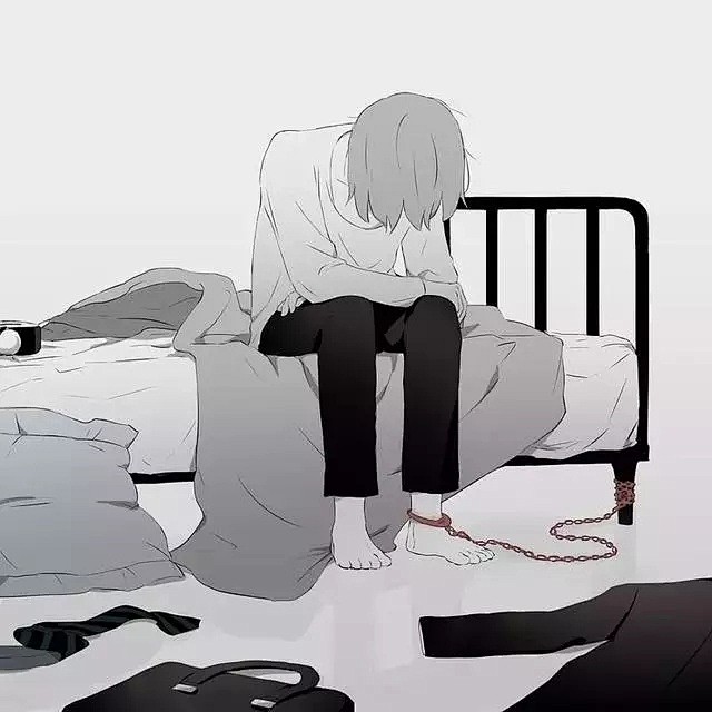 独特的忧郁画风直击心灵插画师アボガド667676767