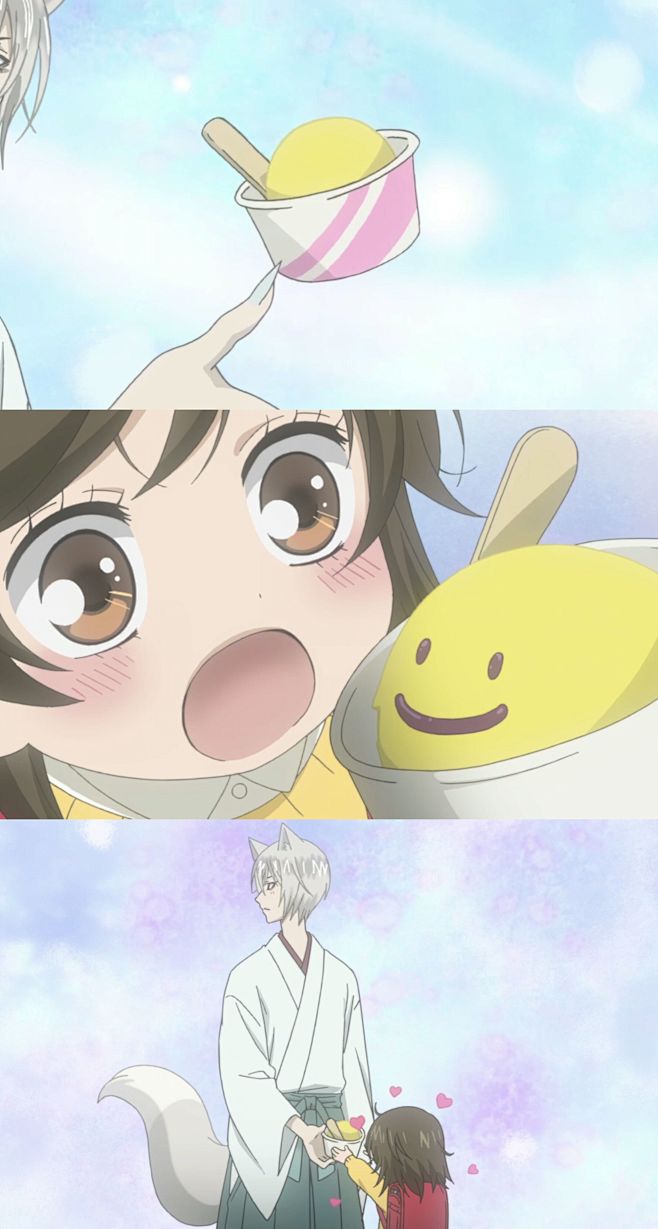 元气少女缘结神三宫格动漫壁纸.