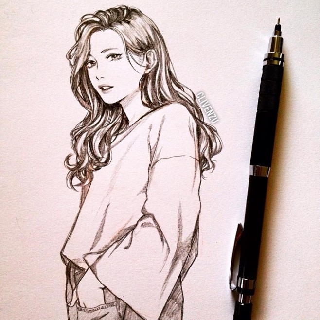 人物形象插画插画师clivenzu67676767