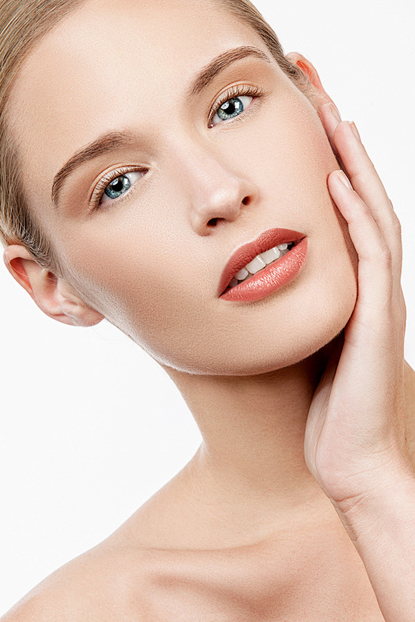 素材海报人物美容网红护肤性感小清新女模美背复古甜美性冷淡ins造型