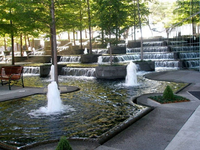 达拉斯喷泉广场图片