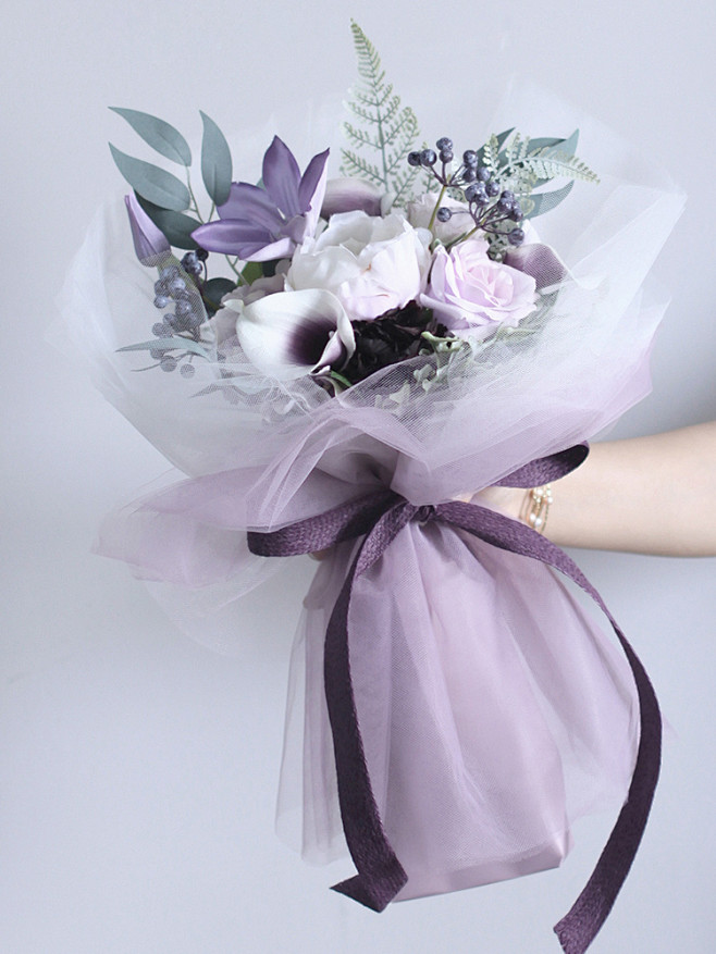 百变抽褶纱手工扎花束材料包花纸鲜花花束包装网纱雪纱水晶纱网纱淘宝