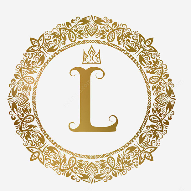 字母图片l的艺术字体花边字体l字母logo设计l字母花朵图片l大写字母免