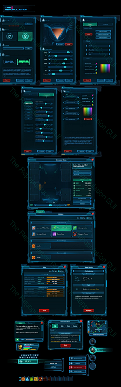 奔跑的小布采集到游戏 UI 特效