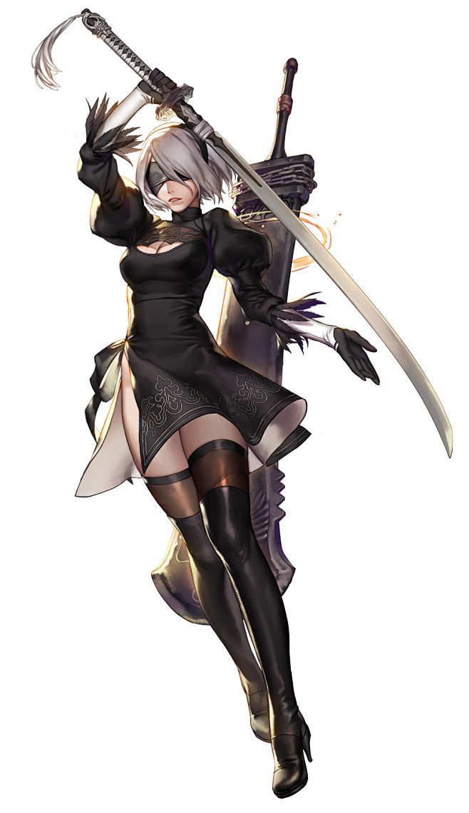 Nier Automata Yujin Koh Fanart Of Nier Automata