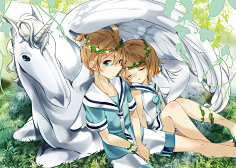 初夏り采集到镜音双子