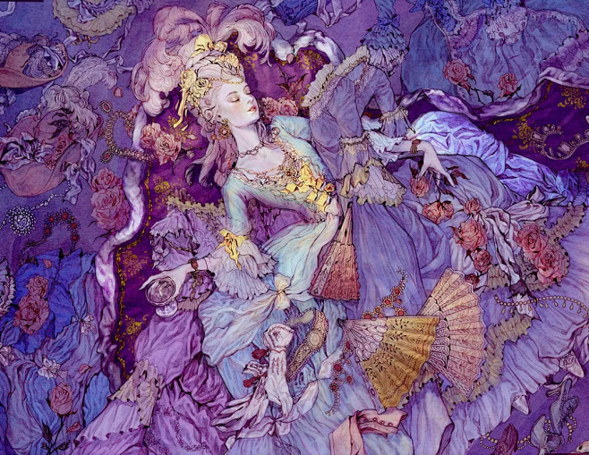 rococostyle洛可可风格一种风格在一女子引领下成为经典