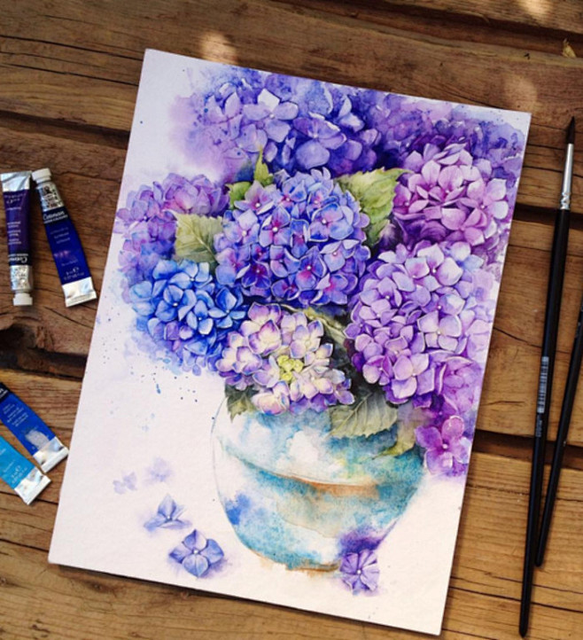 绘画-花瓣网|陪你做生活的设计师 水彩画 花