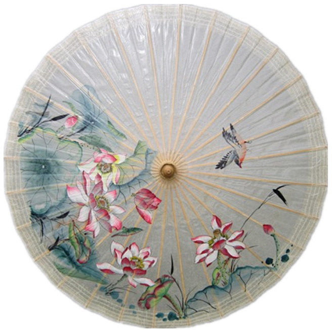 油纸伞伞面画