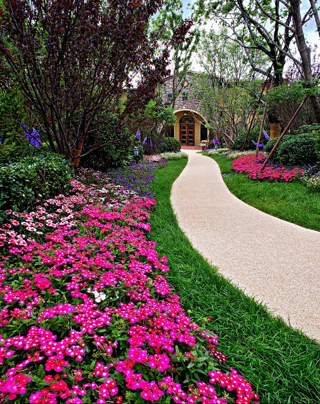 花径-花瓣网|陪你做生活的设计师 | 雾喷及园路植物景观