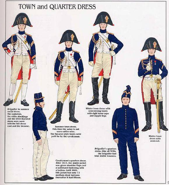 拿破仑时代军服图片