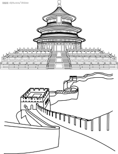 wwwnipiccom采集弱水三千只饮一瓢采集到插画太和殿矢量文件www