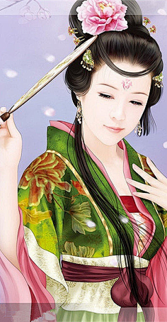 心若向阳|何谓悲伤采集到古典手绘美女