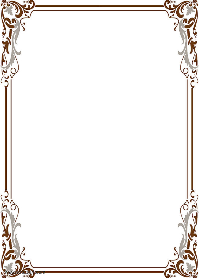 花纹边框图片png免抠元素边框纹理背景装饰免扣图片设计图案