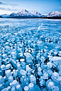 加拿大冻湖