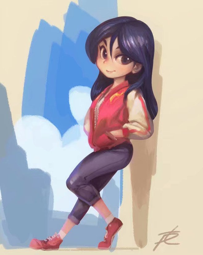 无敌破坏王2预告中花木兰穿的这一套龙服夹克被外网疯狂讨论很多人都