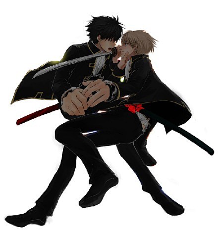 银魂##土冲##土方十四郎##冲田总悟.