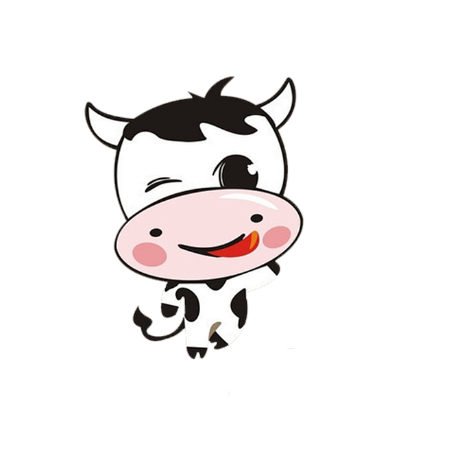 卡通奶牛