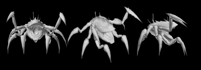 六腿蜘蛛休闲动作gif