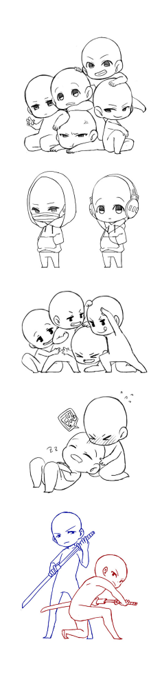 画画的小虎哥哥采集到Q版画法