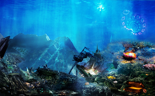 失落的世界海底宝藏