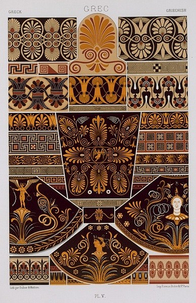 古希腊特色装饰纹样图片